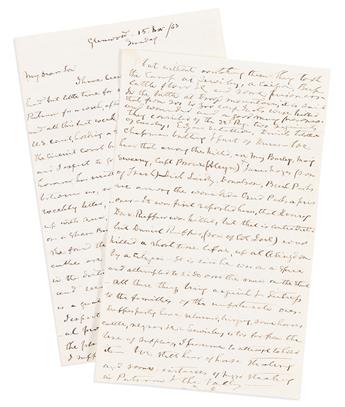(CIVIL WAR--WEST VIRGINIA.) Family letters of Judge George W. Summers, a noted Charleston Unionist.